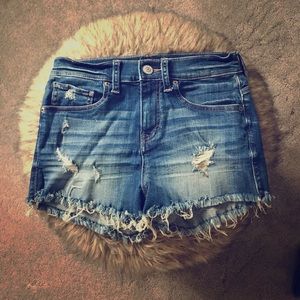 Distressed Jean shorts, Size 2